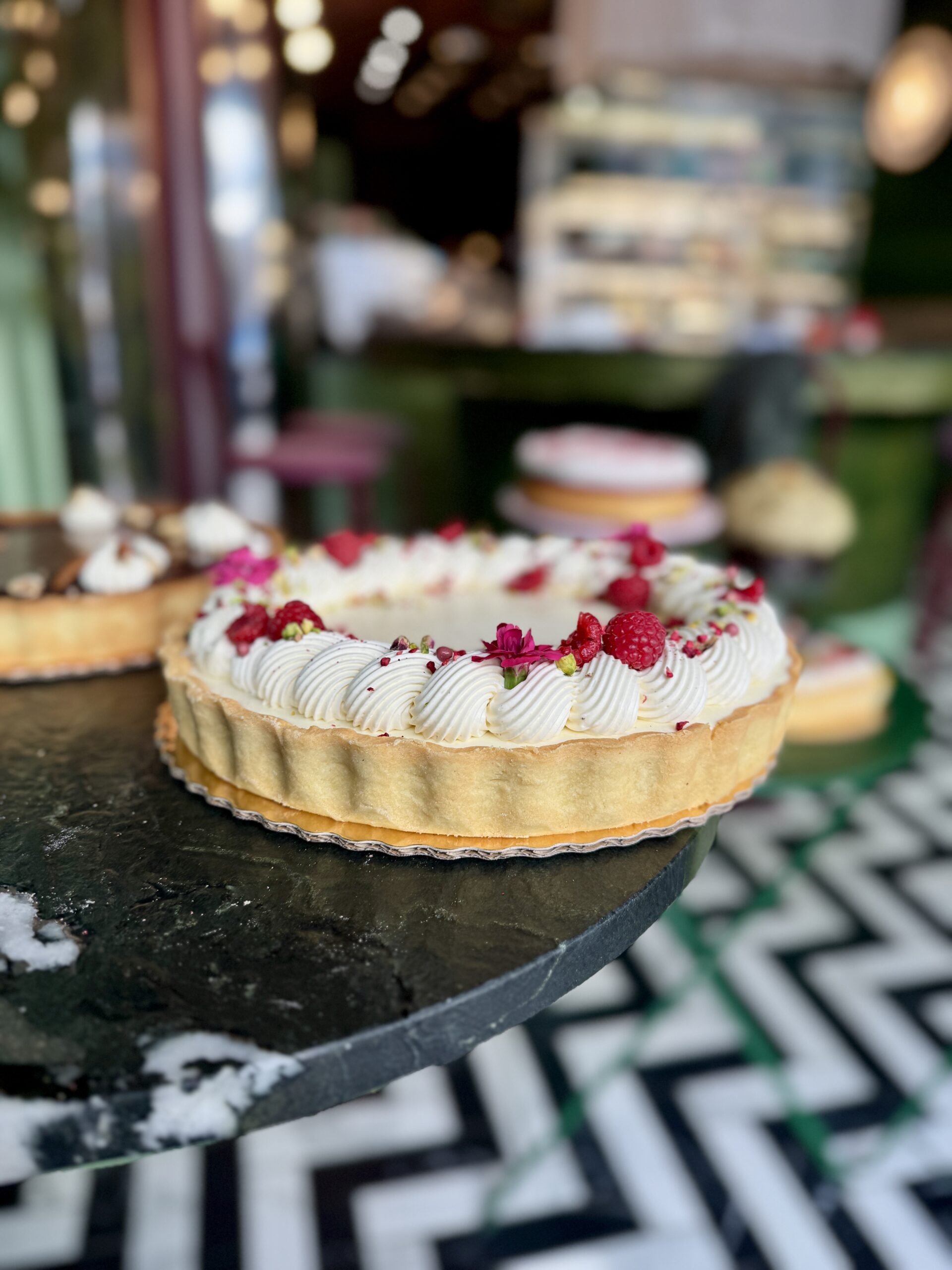 TARTA PISTACJA MALINA2